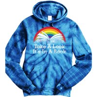 Take A Look, It's In A Book Tie Dye Hoodie