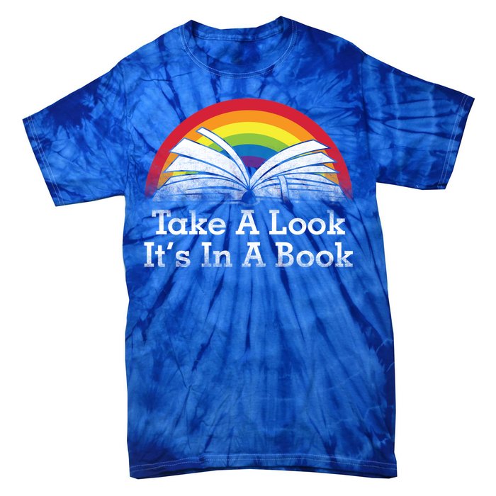 Take A Look, It's In A Book Tie-Dye T-Shirt