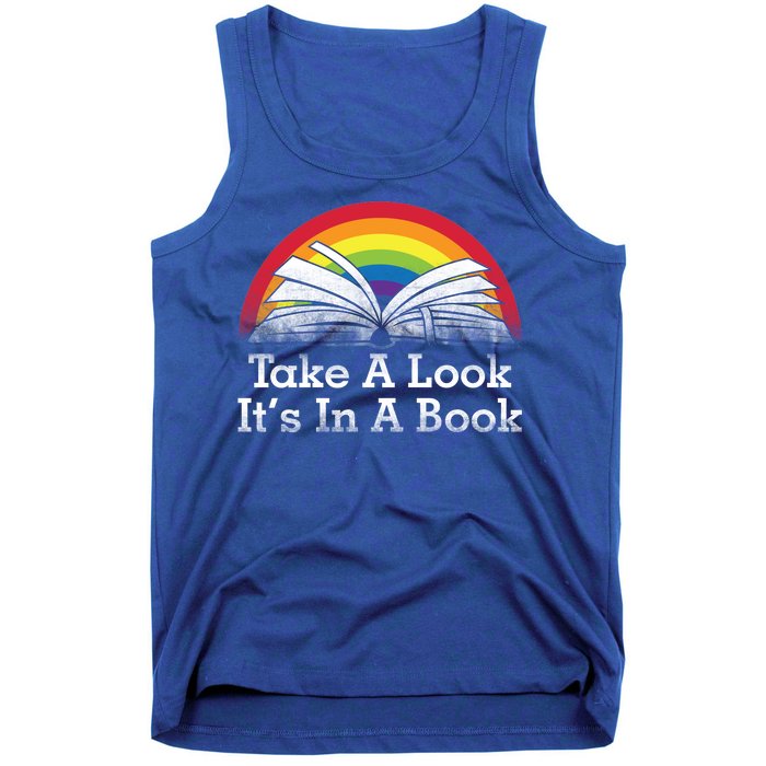 Take A Look, It's In A Book Tank Top