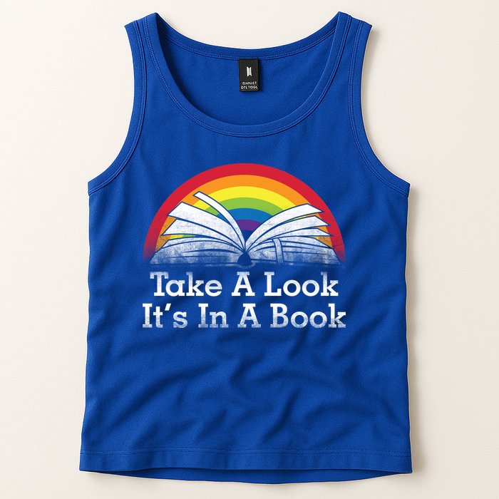 Take A Look, It's In A Book Tank Top