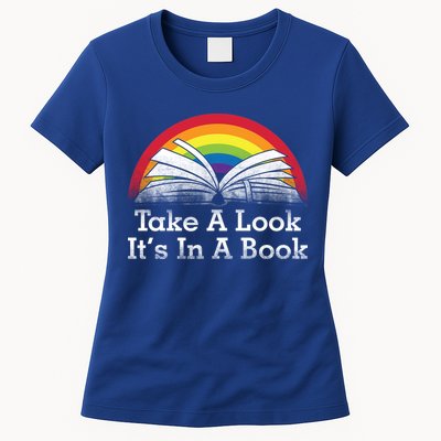 Take A Look, It's In A Book Womens T-Shirt
