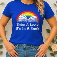 Take A Look, It's In A Book Womens T-Shirt