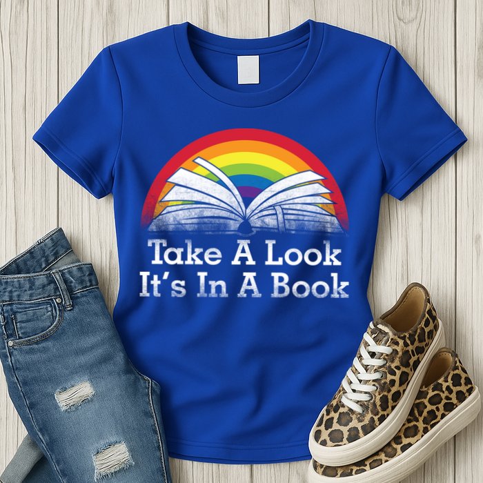 Take A Look, It's In A Book Womens T-Shirt