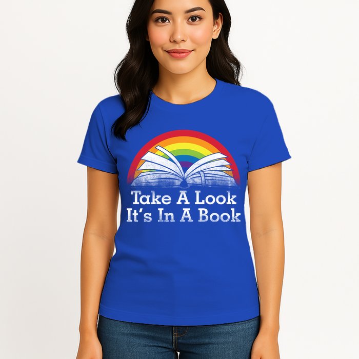 Take A Look, It's In A Book Womens T-Shirt