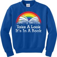 Take A Look, It's In A Book Kids Sweatshirt