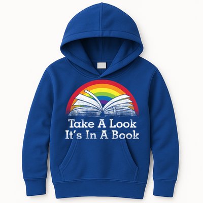 Take A Look, It's In A Book Kids Hoodie