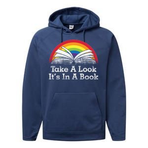 Take A Look, It's In A Book Performance Fleece Hoodie