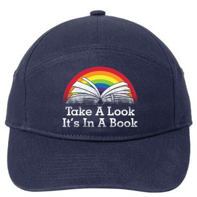 Take A Look, It's In A Book 7-Panel Snapback Hat