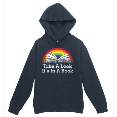 Take A Look, It's In A Book Urban Pullover Hoodie