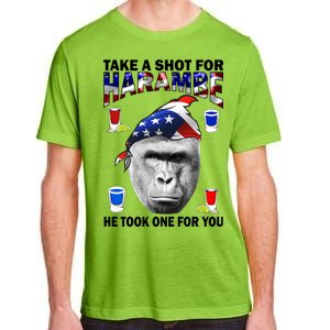 Take A Shot For Harambe Adult ChromaSoft Performance T-Shirt