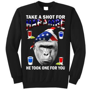 Take A Shot For Harambe Sweatshirt