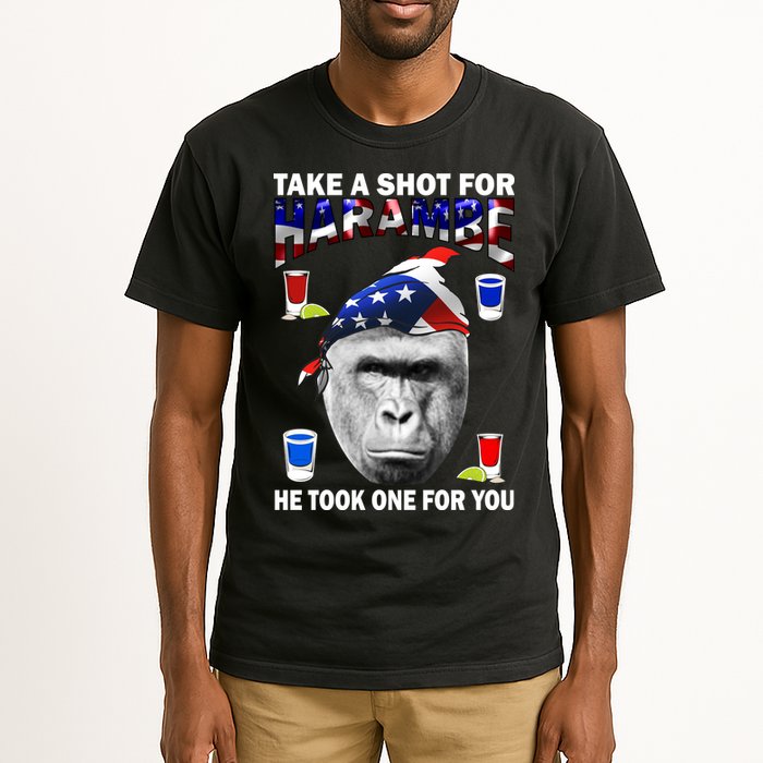 Take A Shot For Harambe Tall T-Shirt