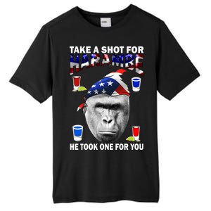 Take A Shot For Harambe Tall Fusion ChromaSoft Performance T-Shirt