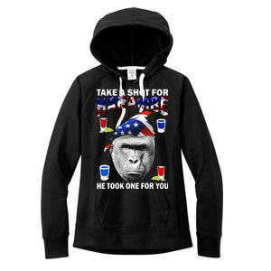 Take A Shot For Harambe Women's Fleece Hoodie