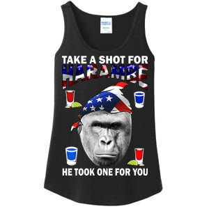 Take A Shot For Harambe Ladies Essential Tank