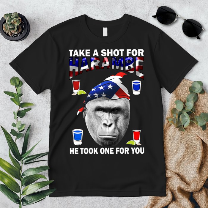 Take A Shot For Harambe Premium T-Shirt
