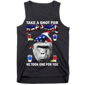 Take A Shot For Harambe Tank Top