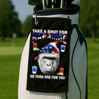 Take A Shot For Harambe Golf Towel