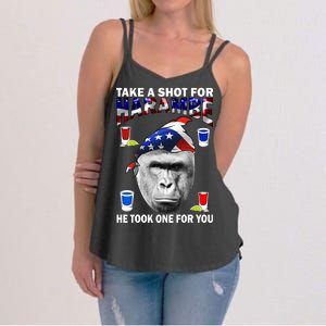 Take A Shot For Harambe Women's Strappy Tank