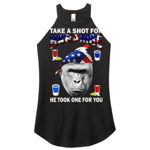 Take A Shot For Harambe Women's Perfect Tri Rocker Tank