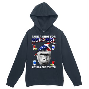 Take A Shot For Harambe Urban Pullover Hoodie