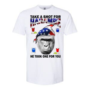 Take A Shot For Harambe Softstyle CVC T-Shirt