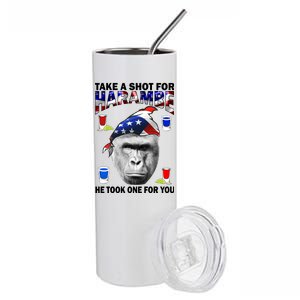 Take A Shot For Harambe Stainless Steel Tumbler