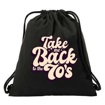 Take Me Back To The 70s Drawstring Bag