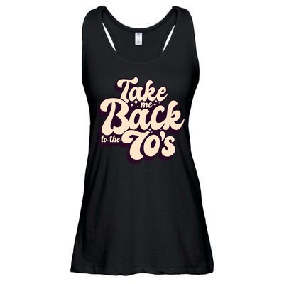 Take Me Back To The 70s Ladies Essential Flowy Tank