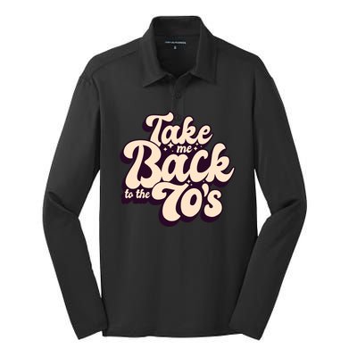 Take Me Back To The 70s Silk Touch Performance Long Sleeve Polo