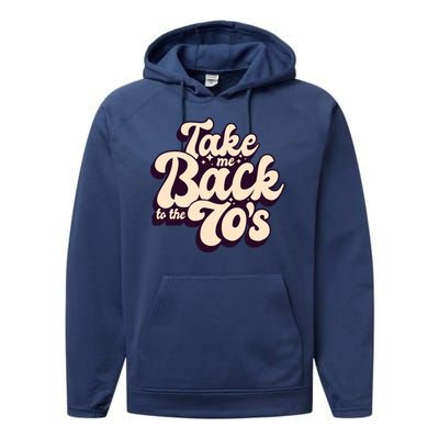 Take Me Back To The 70s Performance Fleece Hoodie