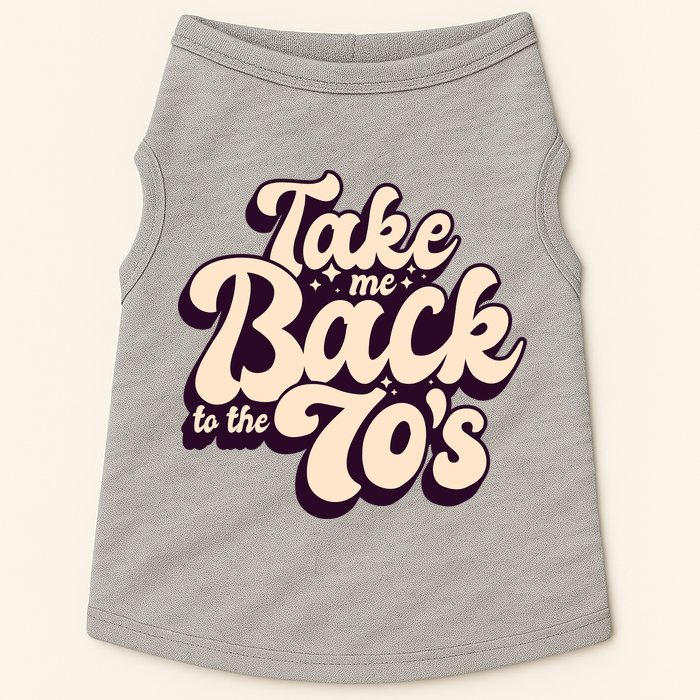 Take Me Back To The 70s Doggie Tank