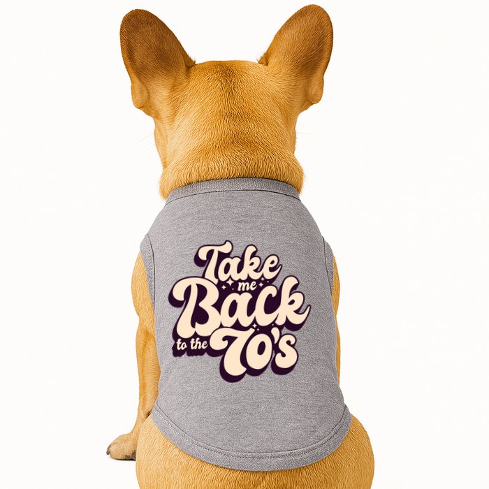 Take Me Back To The 70s Doggie Tank