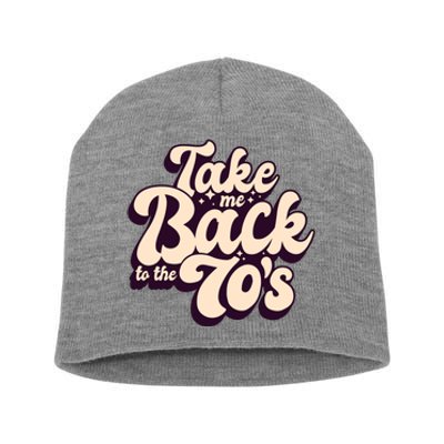 Take Me Back To The 70s Short Acrylic Beanie