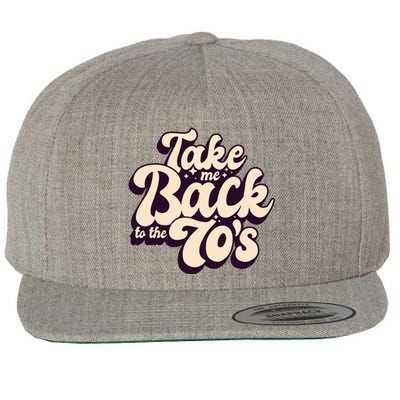 Take Me Back To The 70s Wool Snapback Cap