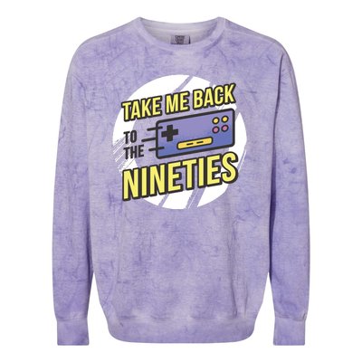 Take Me Back To The Nineties Colorblast Crewneck Sweatshirt