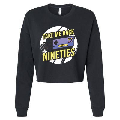 Take Me Back To The Nineties Cropped Pullover Crew