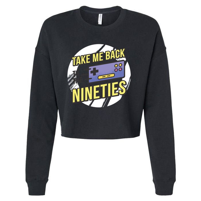 Take Me Back To The Nineties Cropped Pullover Crew