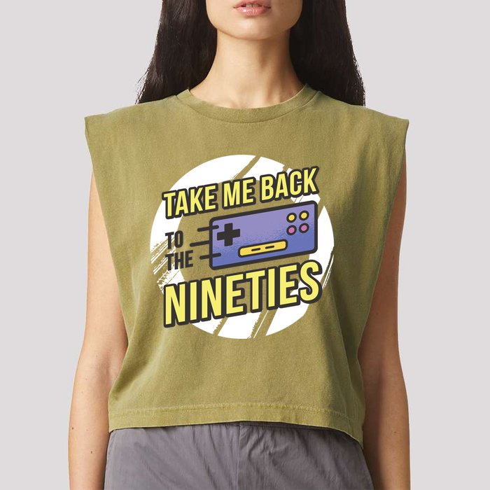 Take Me Back To The Nineties Garment-Dyed Women's Muscle Tee