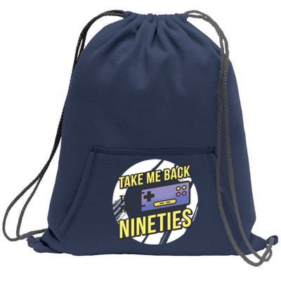 Take Me Back To The Nineties Sweatshirt Cinch Pack Bag