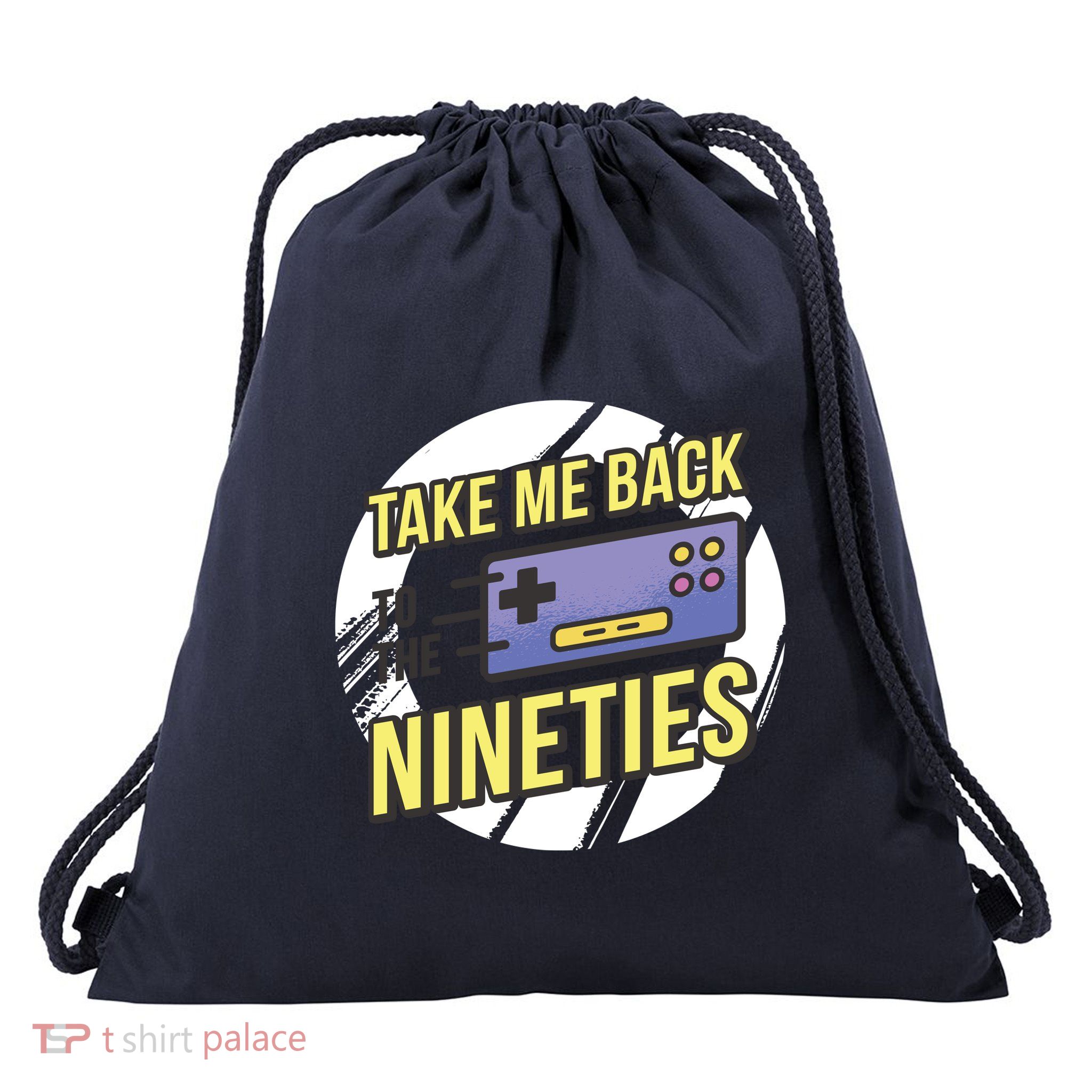 Take Me Back To The Nineties Drawstring Bag