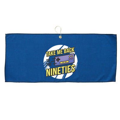Take Me Back To The Nineties Large Microfiber Waffle Golf Towel