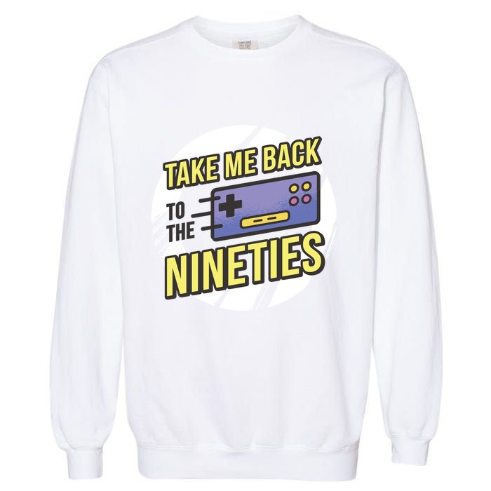 Take Me Back To The Nineties Garment-Dyed Sweatshirt