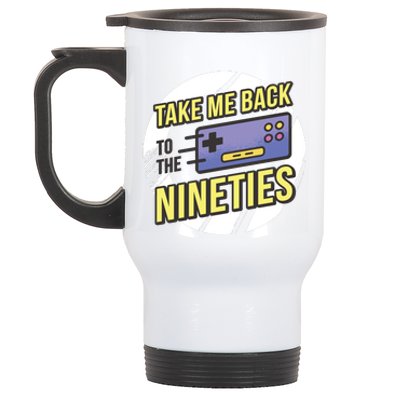 Take Me Back To The Nineties Stainless Steel Travel Mug