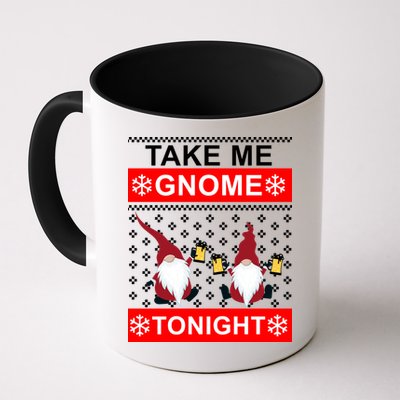 Take Me Gnome Tonight Ugly Christmas Mug
