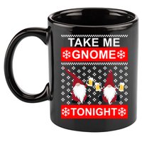 Take Me Gnome Tonight Ugly Christmas 11oz C Handle Ceramic Mug