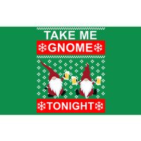 Take Me Gnome Tonight Ugly Christmas Bumper Sticker