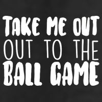 Take Me Out To The Ball Game Garment-Dyed Fleece Hoodie
