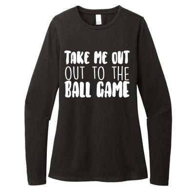 Take Me Out To The Ball Game Womens CVC Long Sleeve Shirt