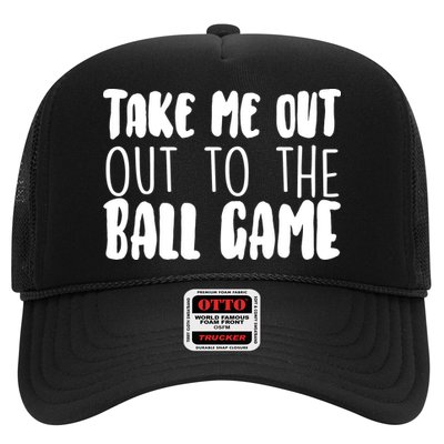 Take Me Out To The Ball Game Trucker Hat